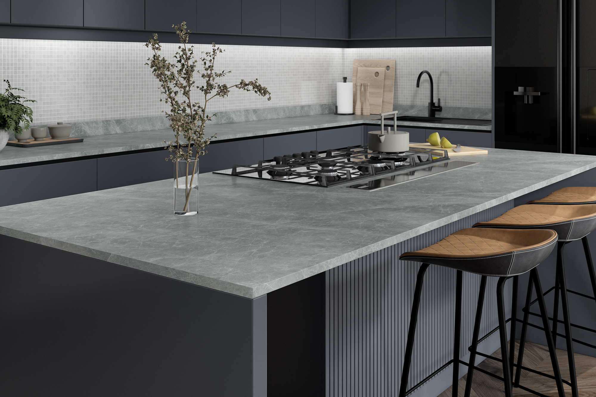 Getalit Venato Marble Laminate Worktops - 3m x 635 x 23mm, additional view