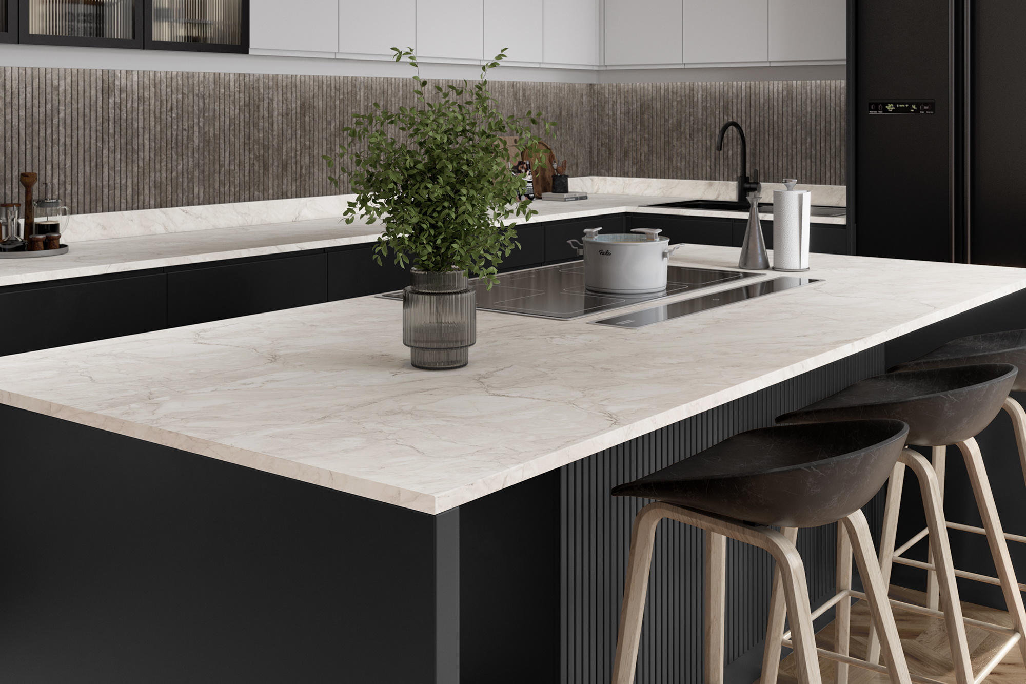 Getalit Marble Verona Laminate Worktops - 3m x 635 x 23mm, additional view