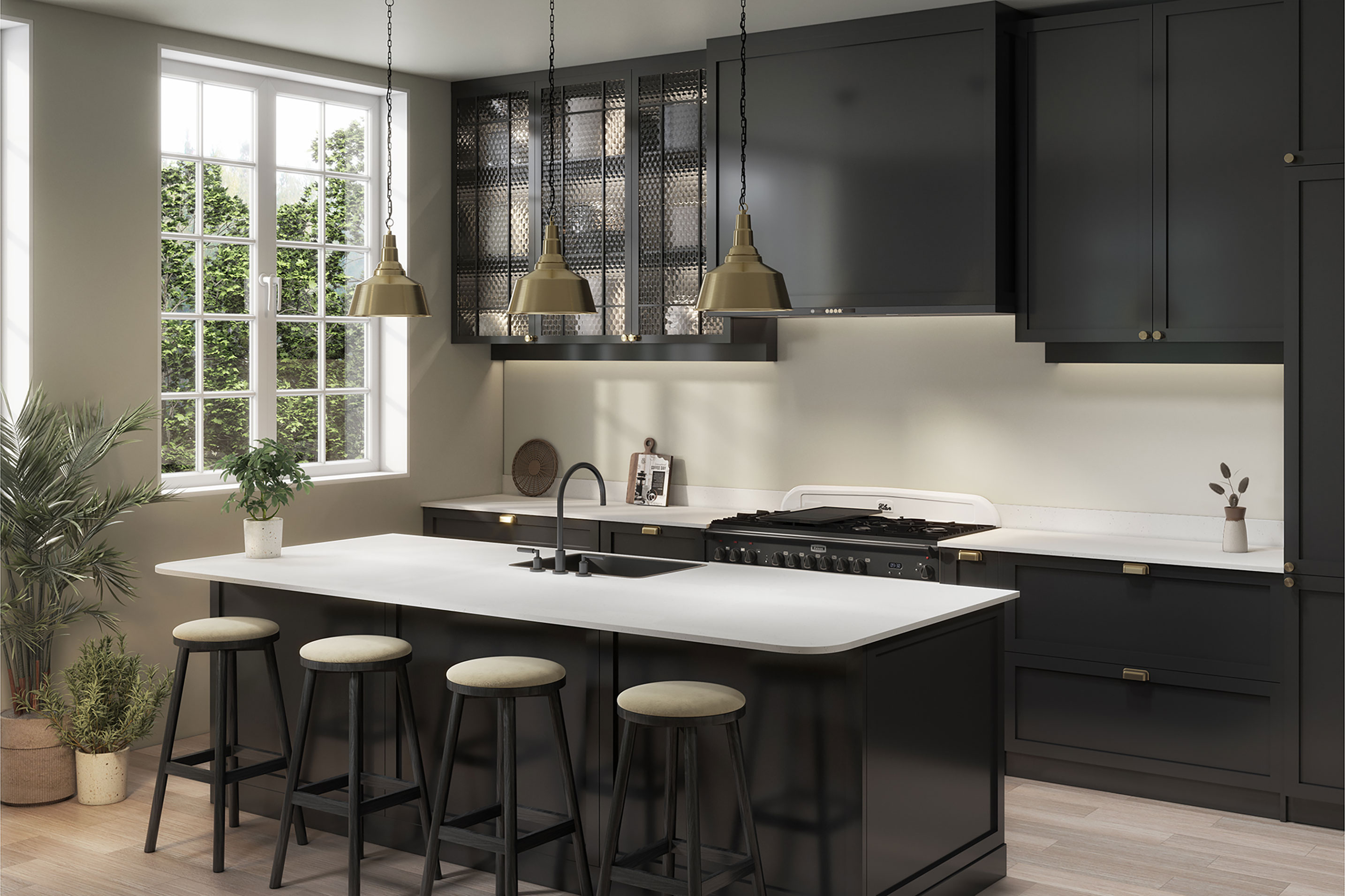 Coreluxe Luna Ice Solid Surface Worktops - 2m x 920 x 19mm
