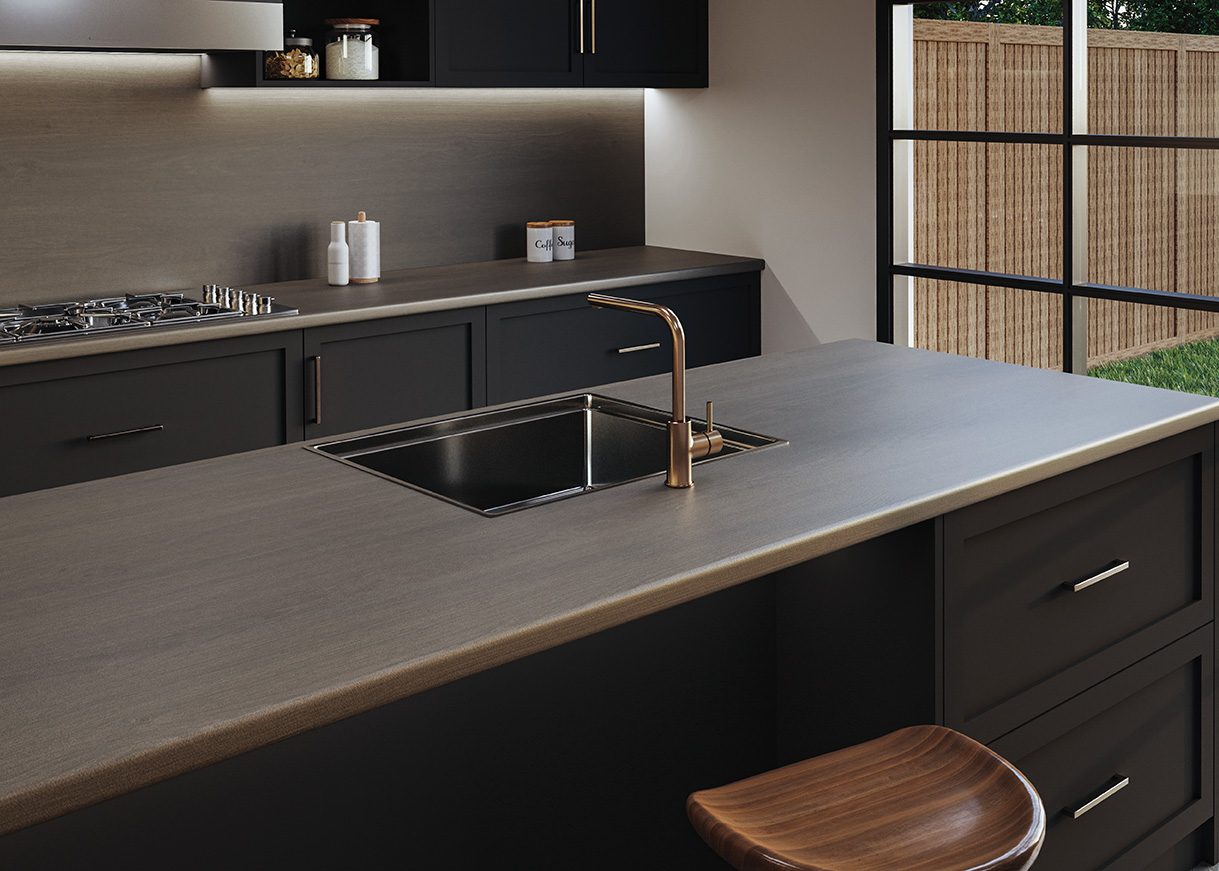 Formica Raven Oak Laminate Worktops (PP5853) - 3m x 600 x 38mm, additional view