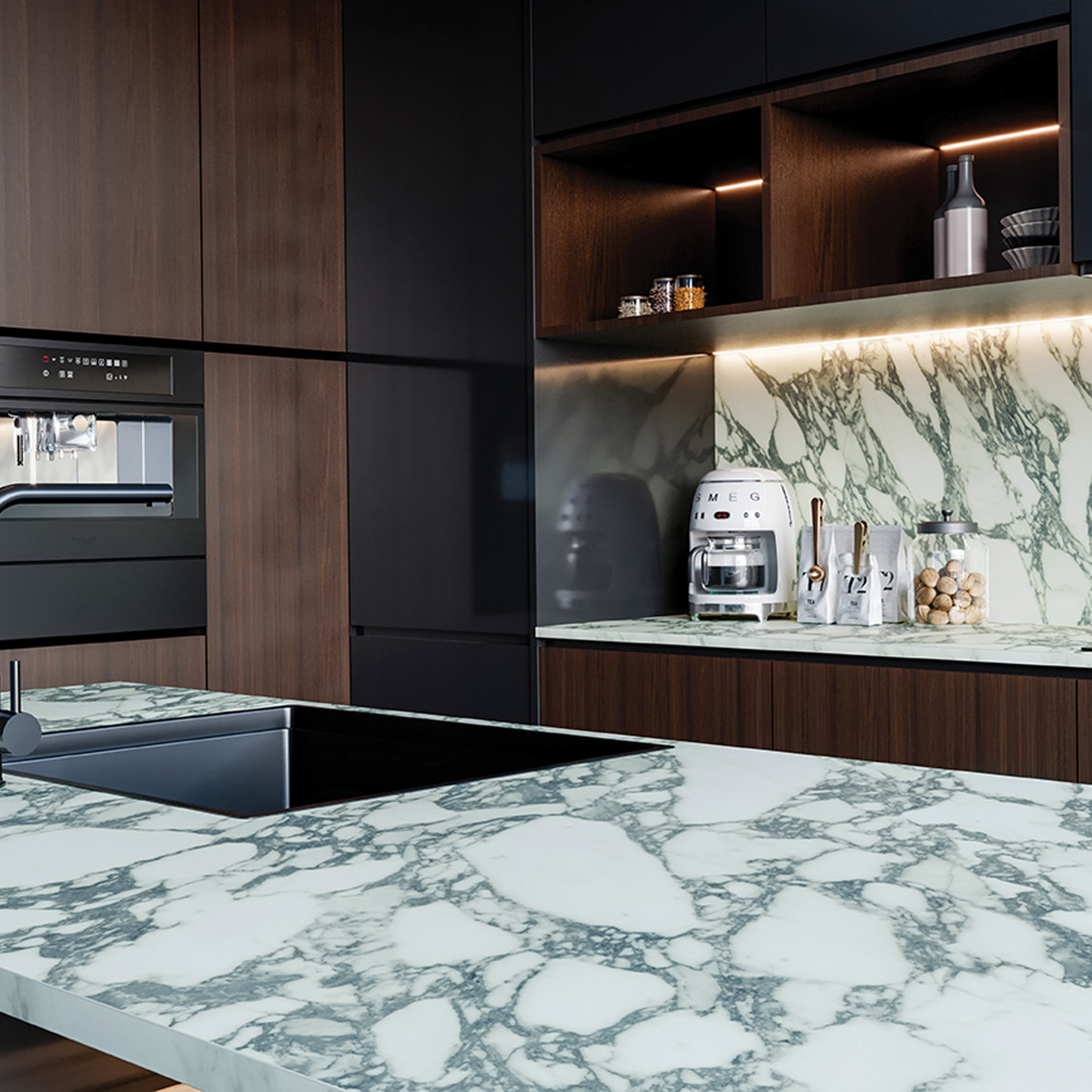 Formica Viola Marble Laminate Worktops (PP5858) - 3.5m x 600 x 22mm, additional view