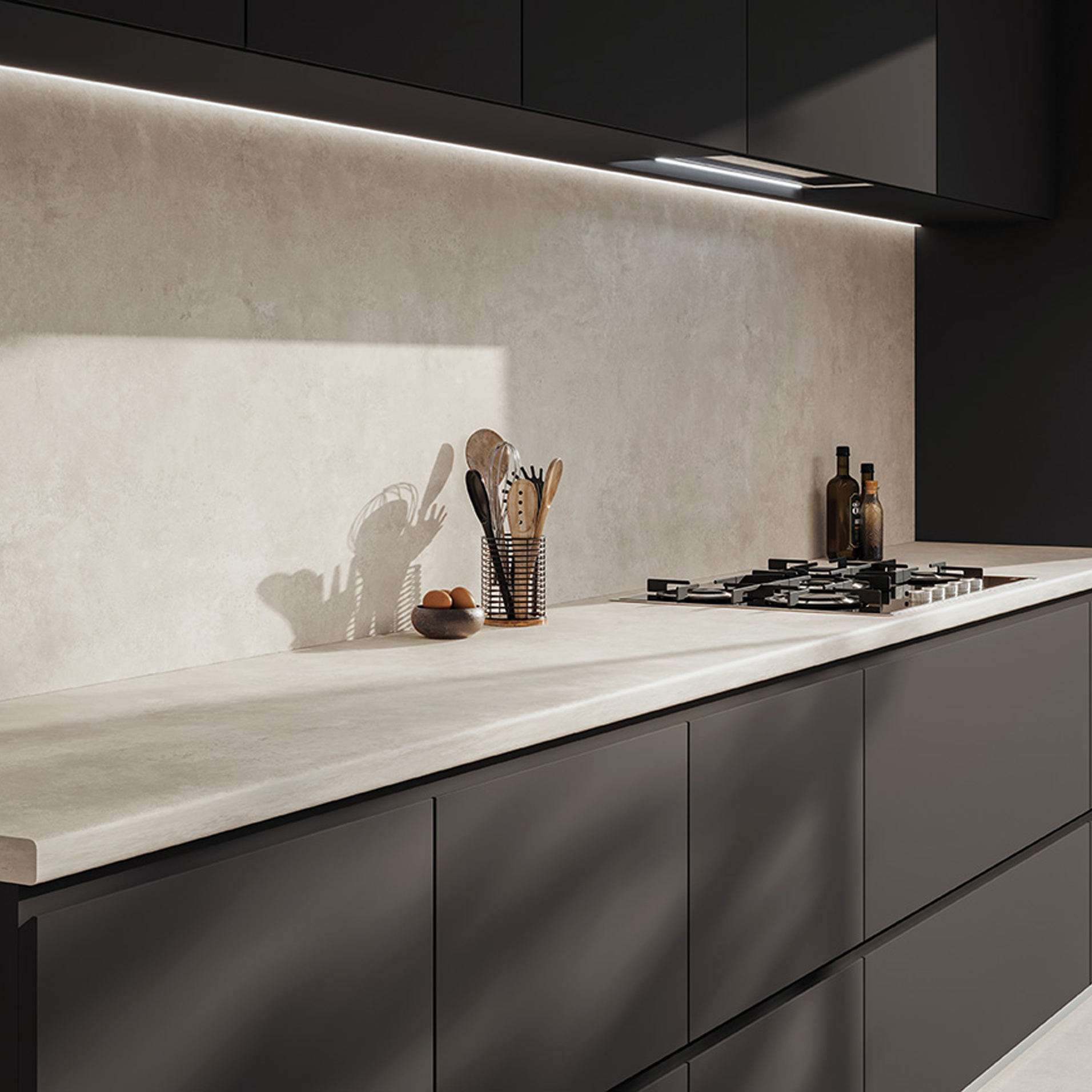 Formica Patine Chalk Laminate Worktops (PP9923) - 3m x 600 x 38mm, additional view
