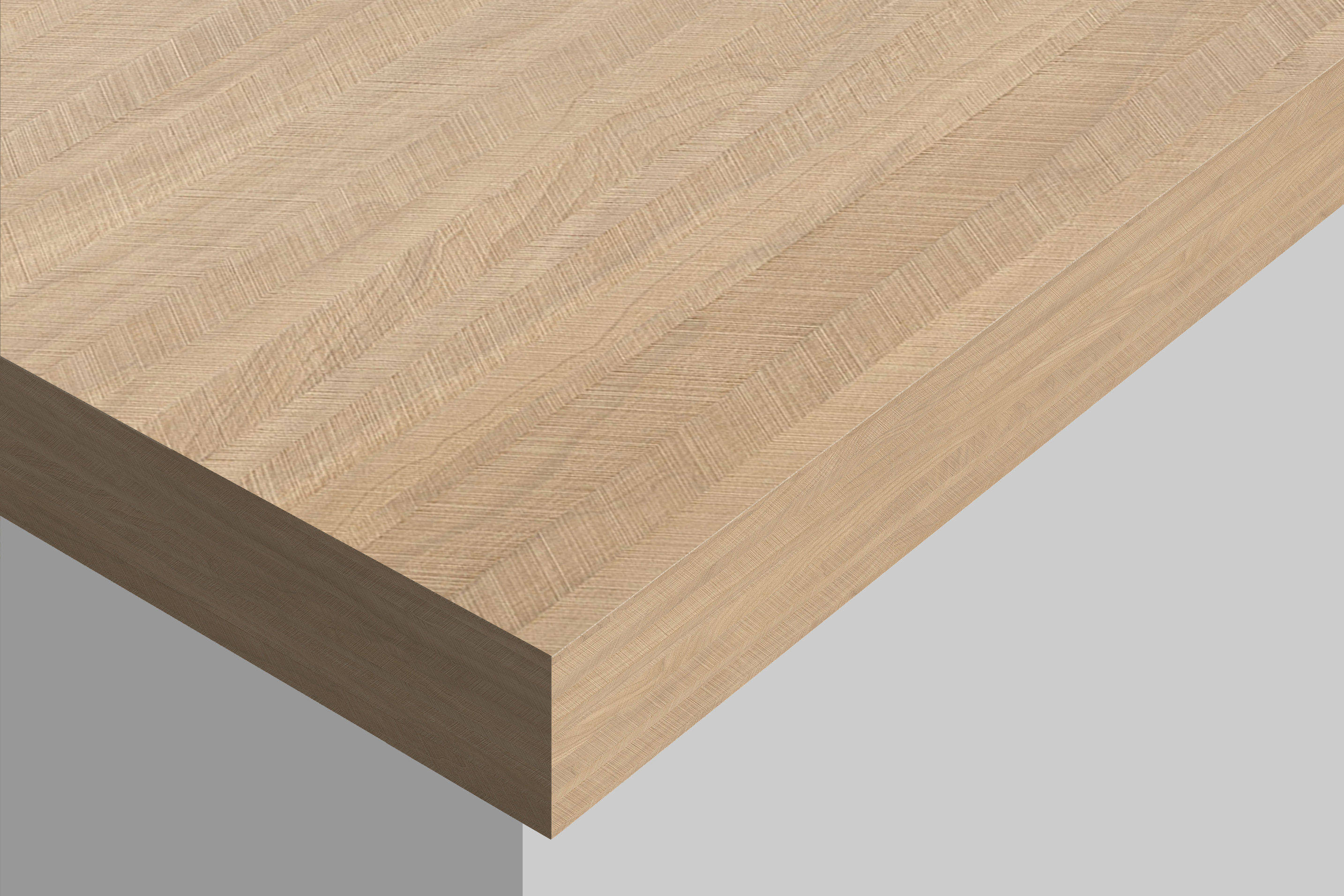 Ravenna Chevron Laminate Worktops - 3m x 635 x 38mm