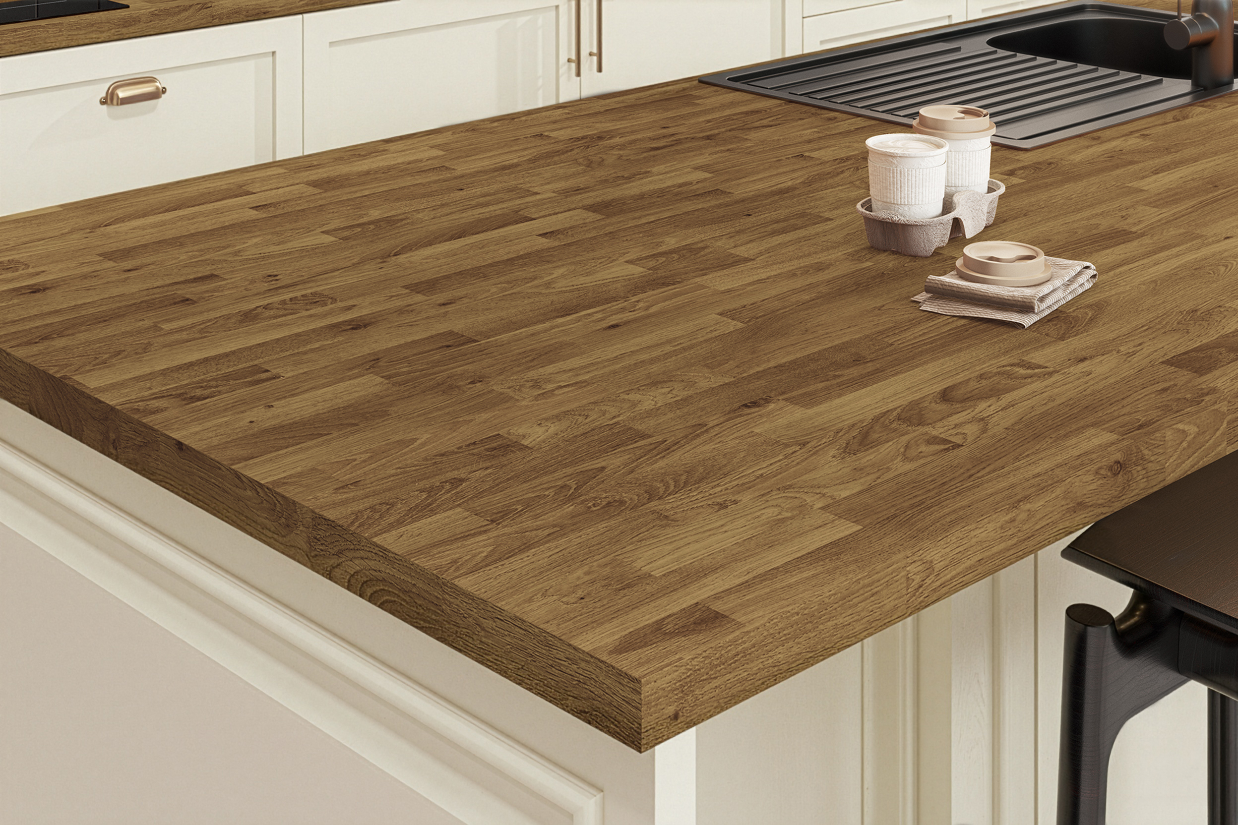 Woodland Oak Laminate Worktops - 3m x 635 x 38mm