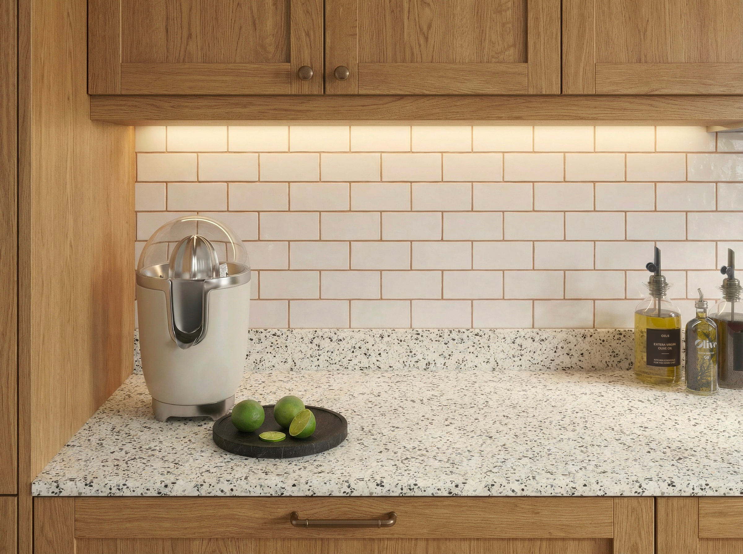 Coreluxe Traditional Terrazzo Solid Surface Worktops - 3m x 650 x 19mm, additional view