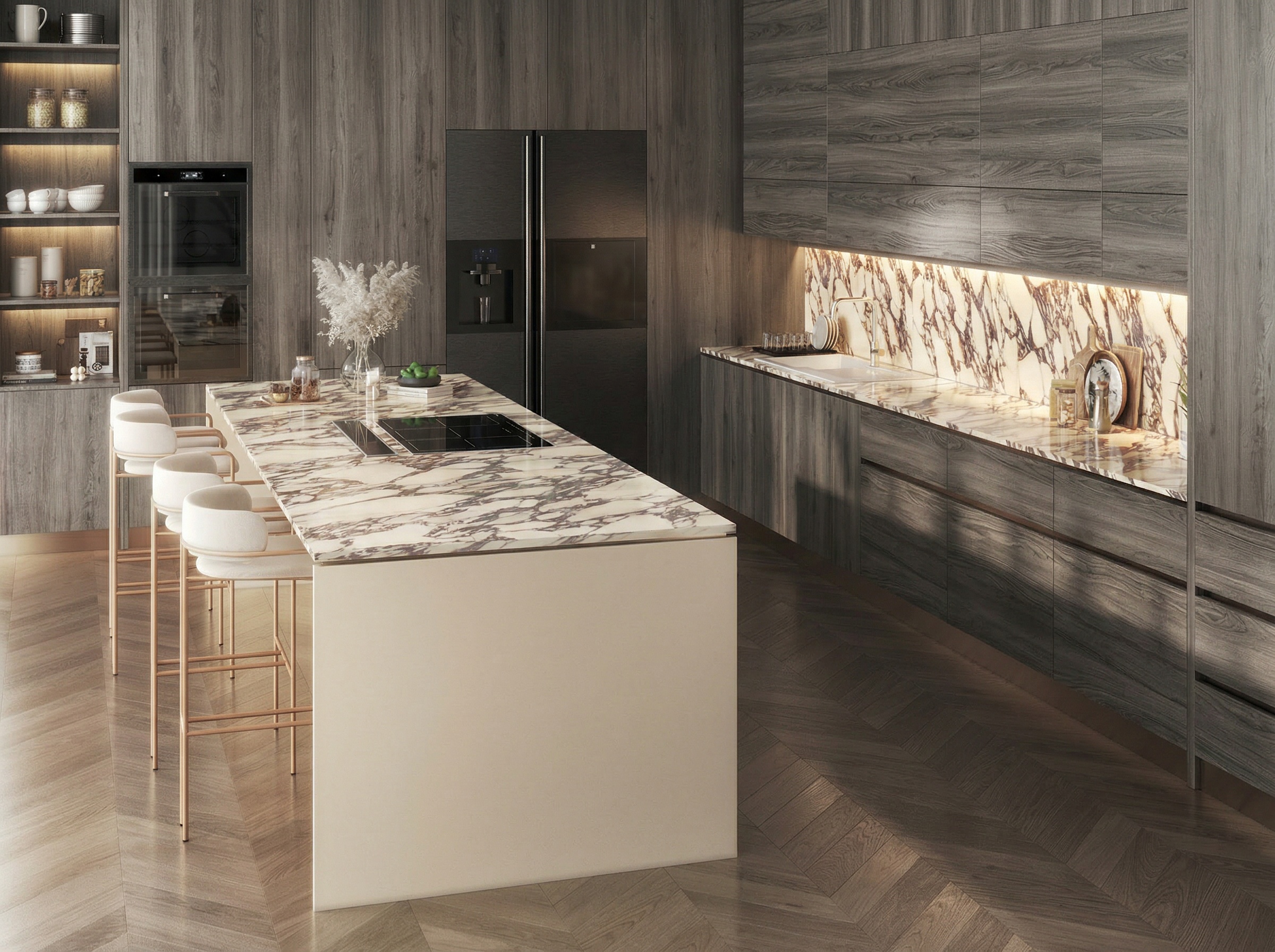VIS Hadad Vein Laminate Worktops - 3m x 635 x 23mm