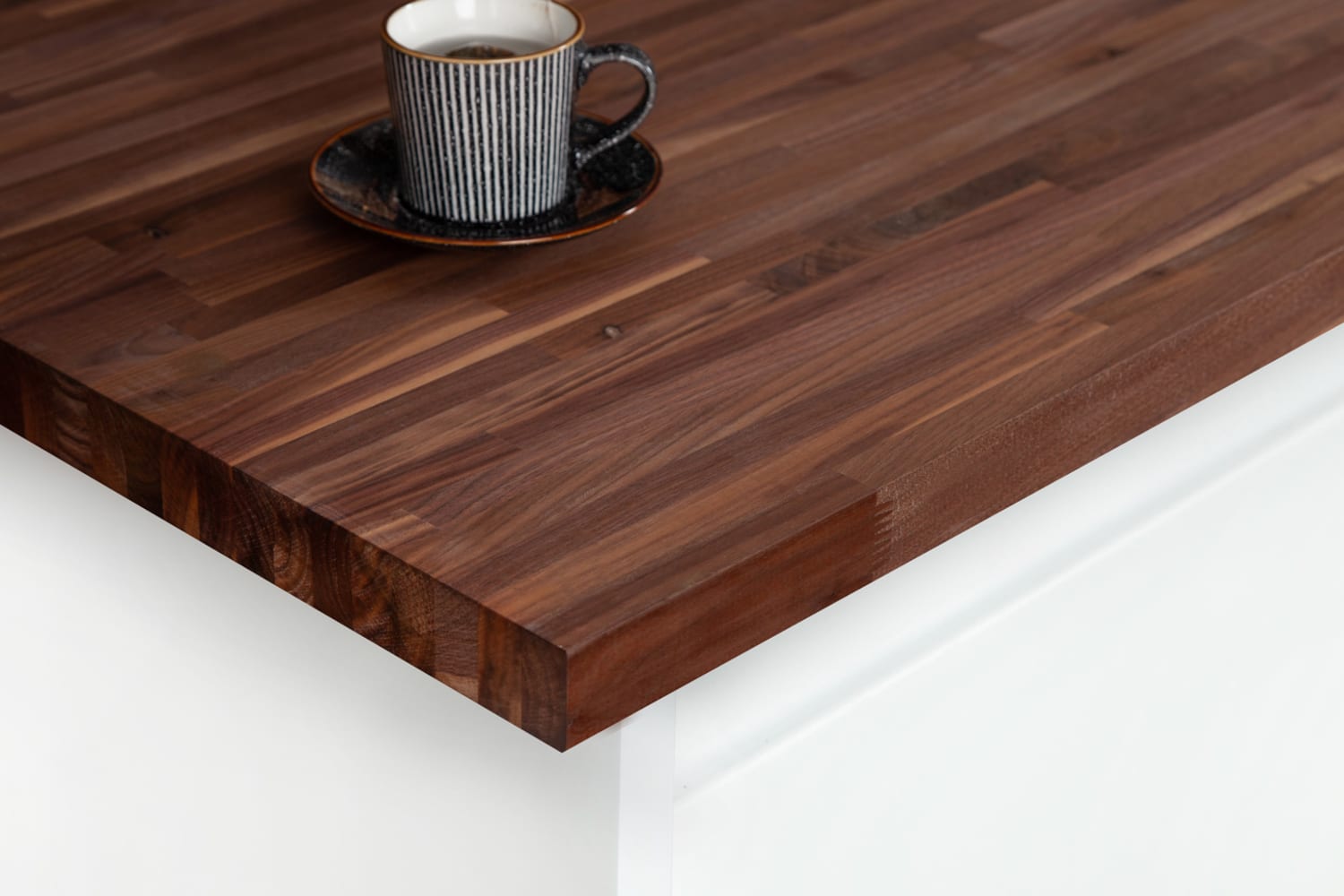 Narrow Stave Black American Walnut Worktops Worktop Express