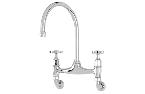 Wall-mounted mixer