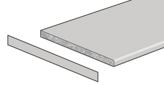 Edging Strip Application illustration