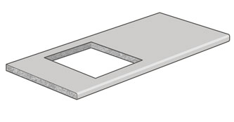 Hob Cut-out illustration