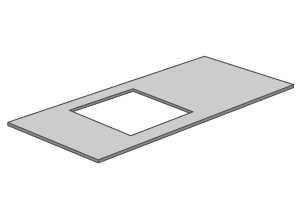 Hob Cut-out illustration