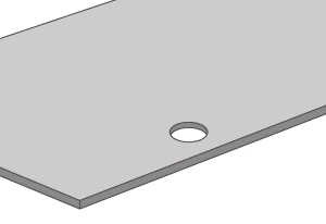 Tap Hole Cut-out illustration