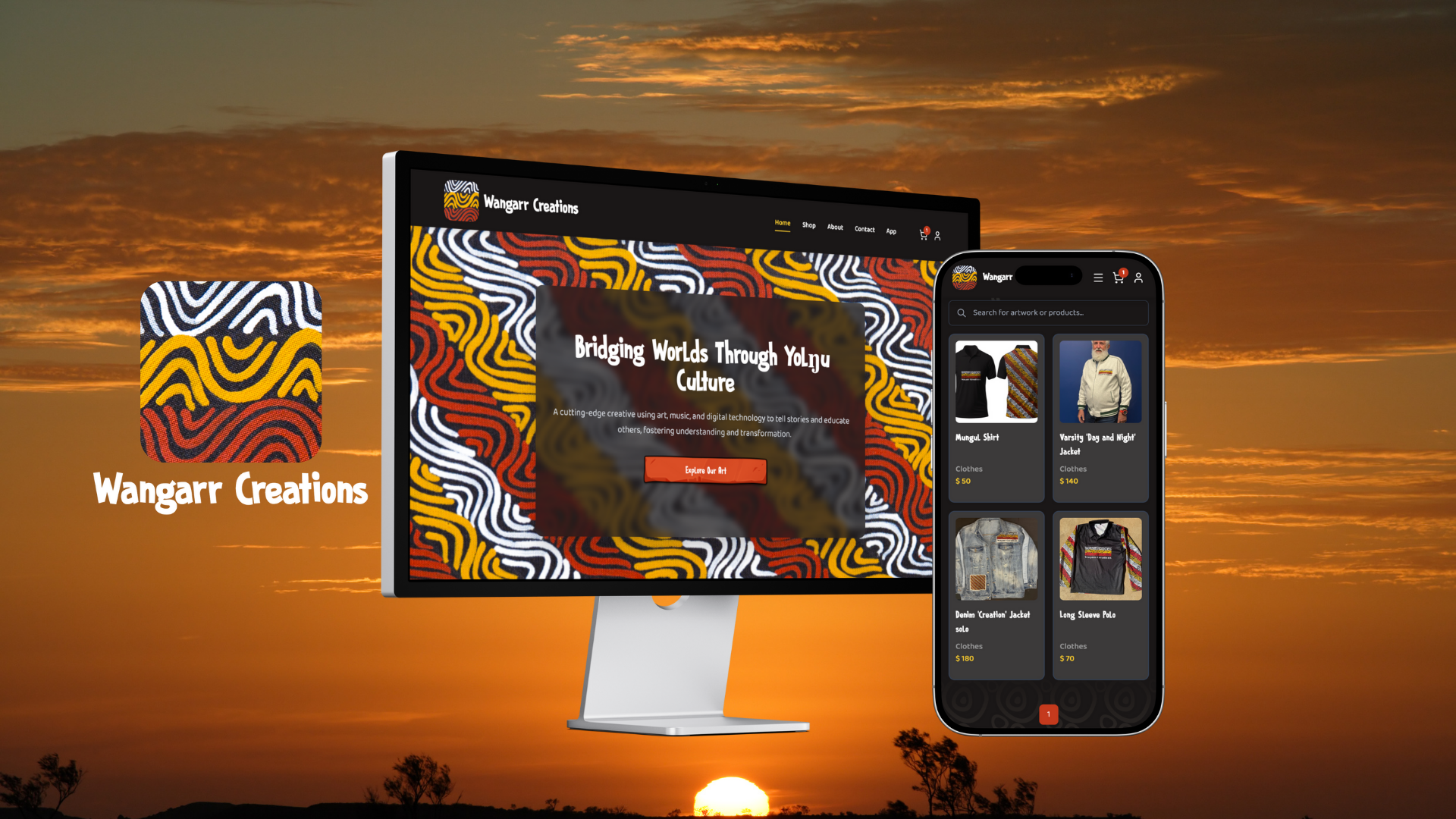 Wangarr Creations Website