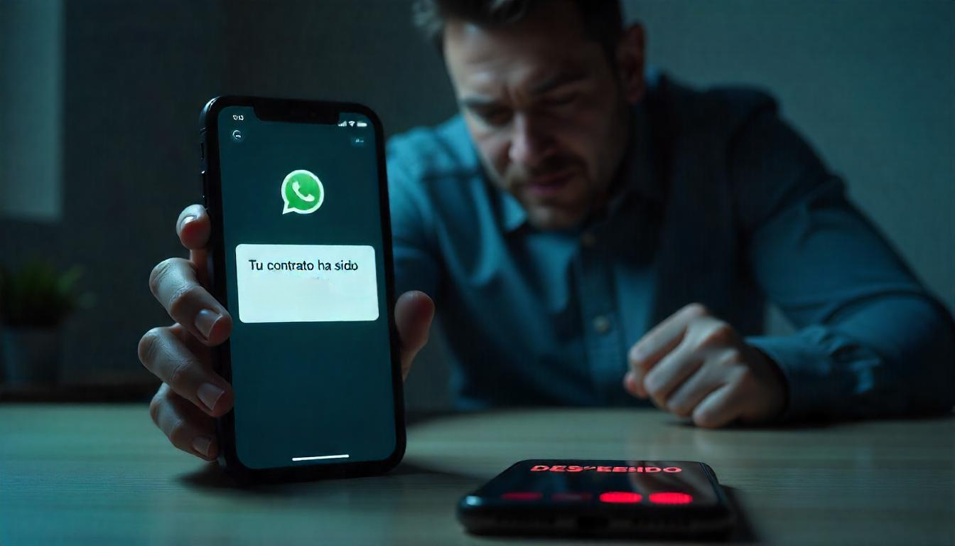 Despido por WhatsApp: la nueva cara del abuso laboral