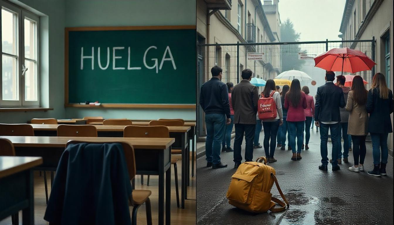 Cinco días de huelga en la educación vasca: el profesorado planta cara al abandono institucional