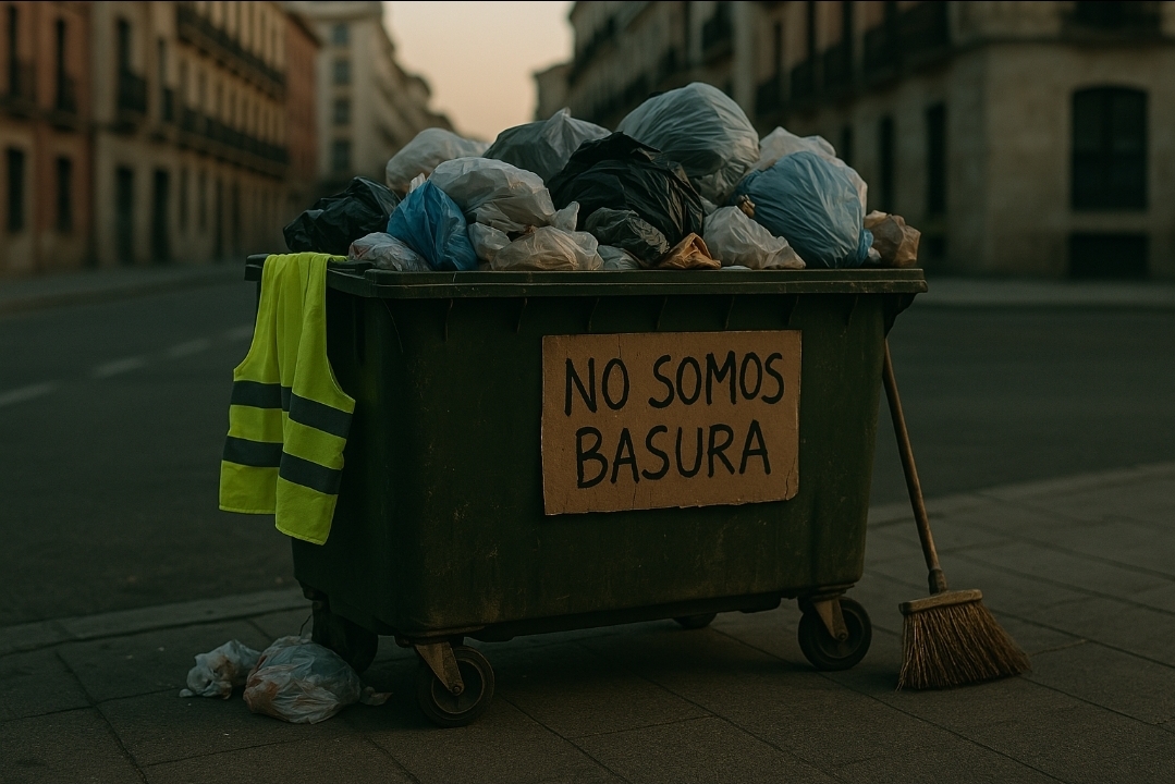 Huelga de basuras en Madrid por falta de convenio