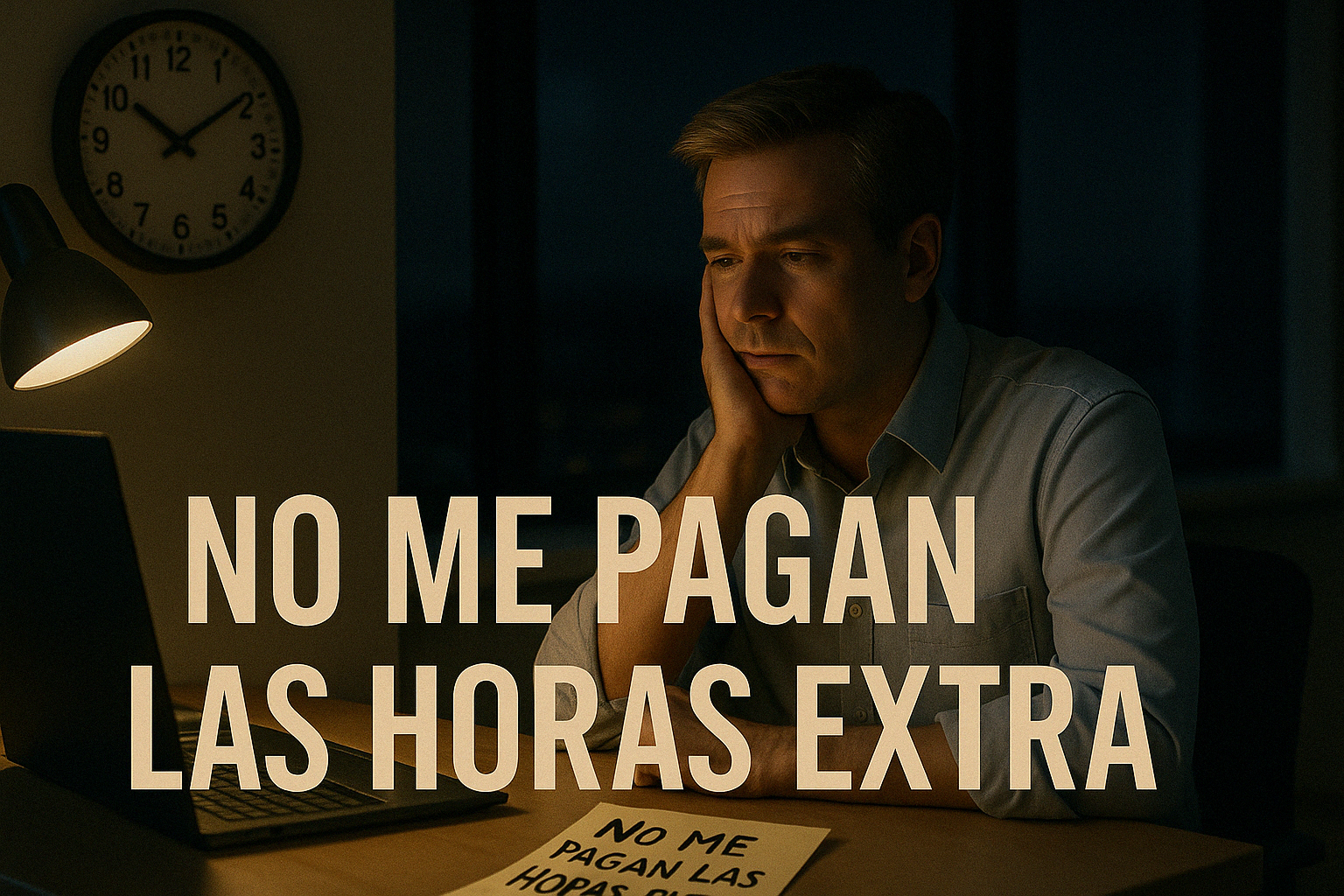 ¿Te pueden obligar a quedarte más allá de tu jornada sin pagar horas extra?
