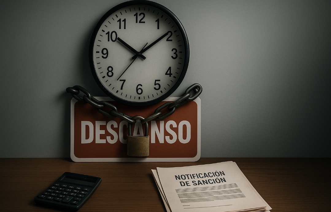 Multas por no respetar los descansos: ¿me pueden obligar a no parar en el trabajo?