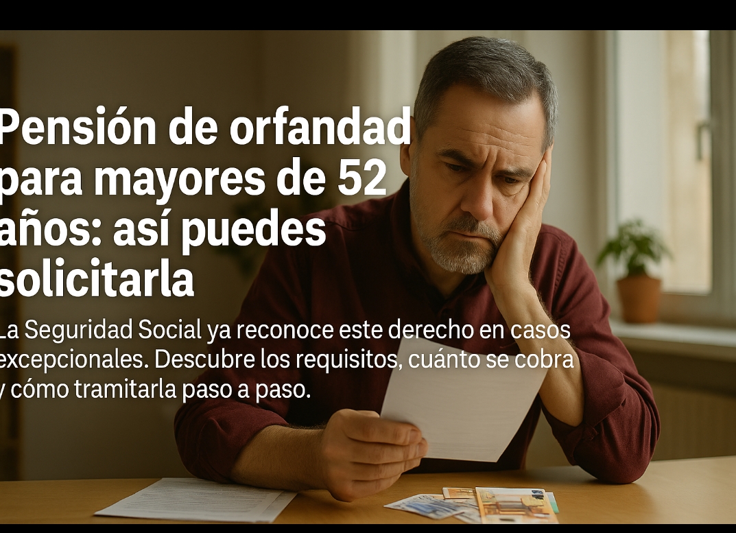 Pensión de orfandad para mayores de 52 años: así puedes solicitarla
