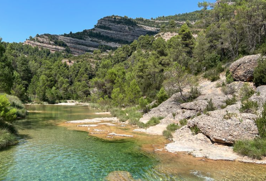 Pozas naturales en Beceite