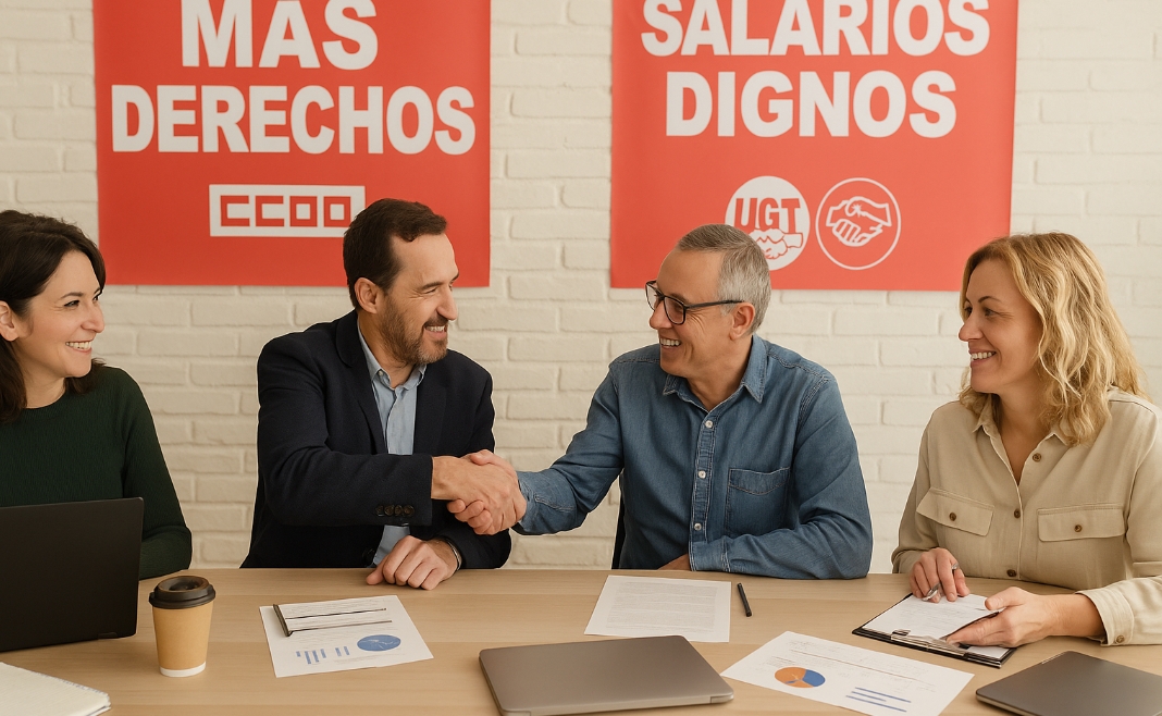 CCOO y UGT Andalucía marcan ruta común: más derechos y dignidad laboral