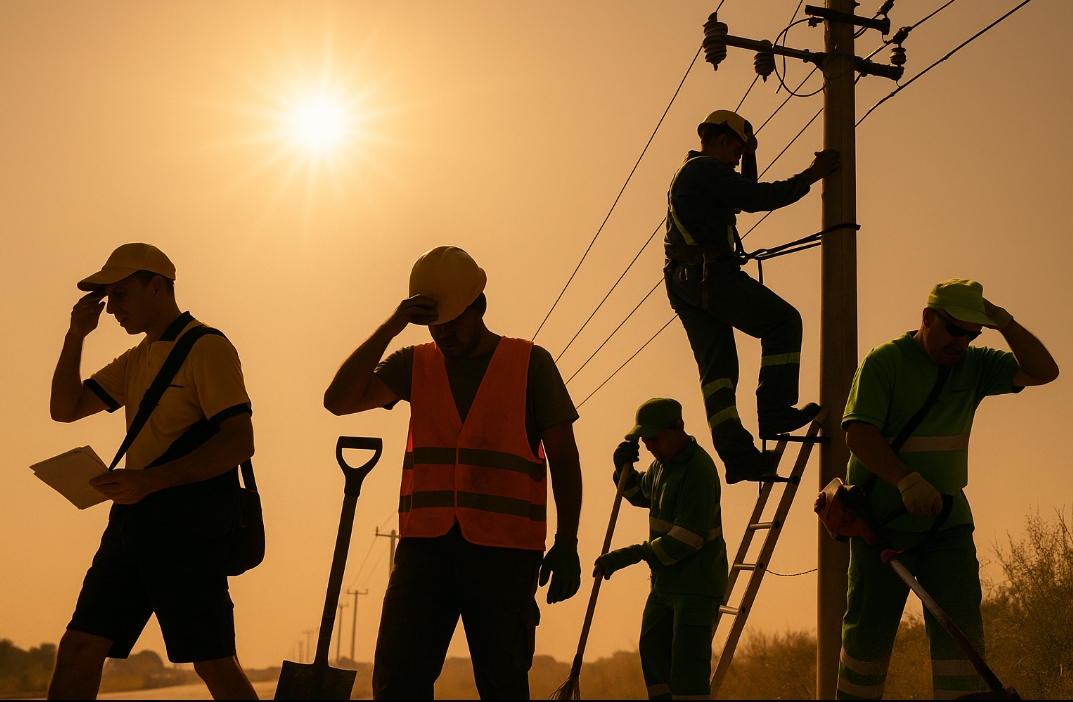 Olas de calor: los accidentes laborales suben un 17 % y el INSST da la voz de alarma