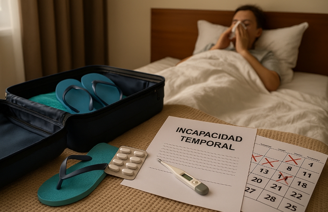 Enfermar en vacaciones: cómo recuperar cada día perdido