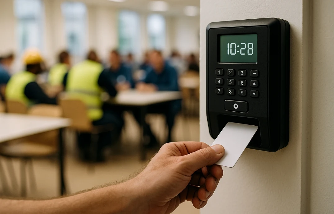 Trabajo prepara un registro horario con pausas y extras
