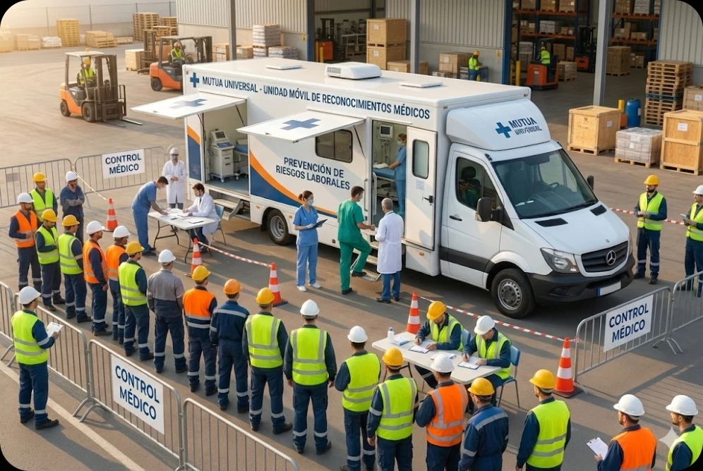 Reconocimiento médico laboral: horario, desplazamiento y si es obligatorio pasar por la mutua