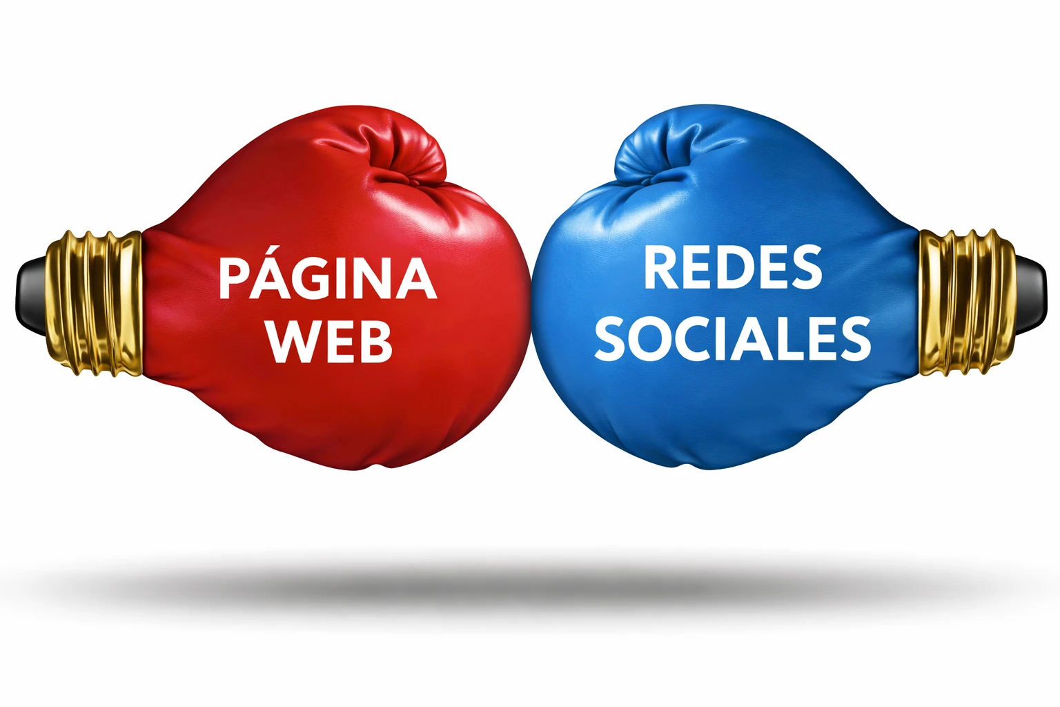 Página web vs redes sociales en estrategia digital de negocio
