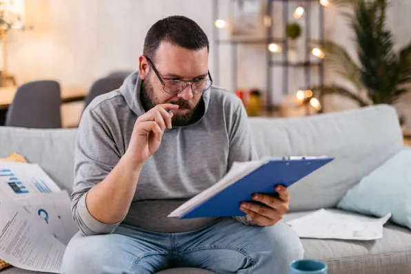 Trabajador revisando documentos tras un despido y plazos para reclamar