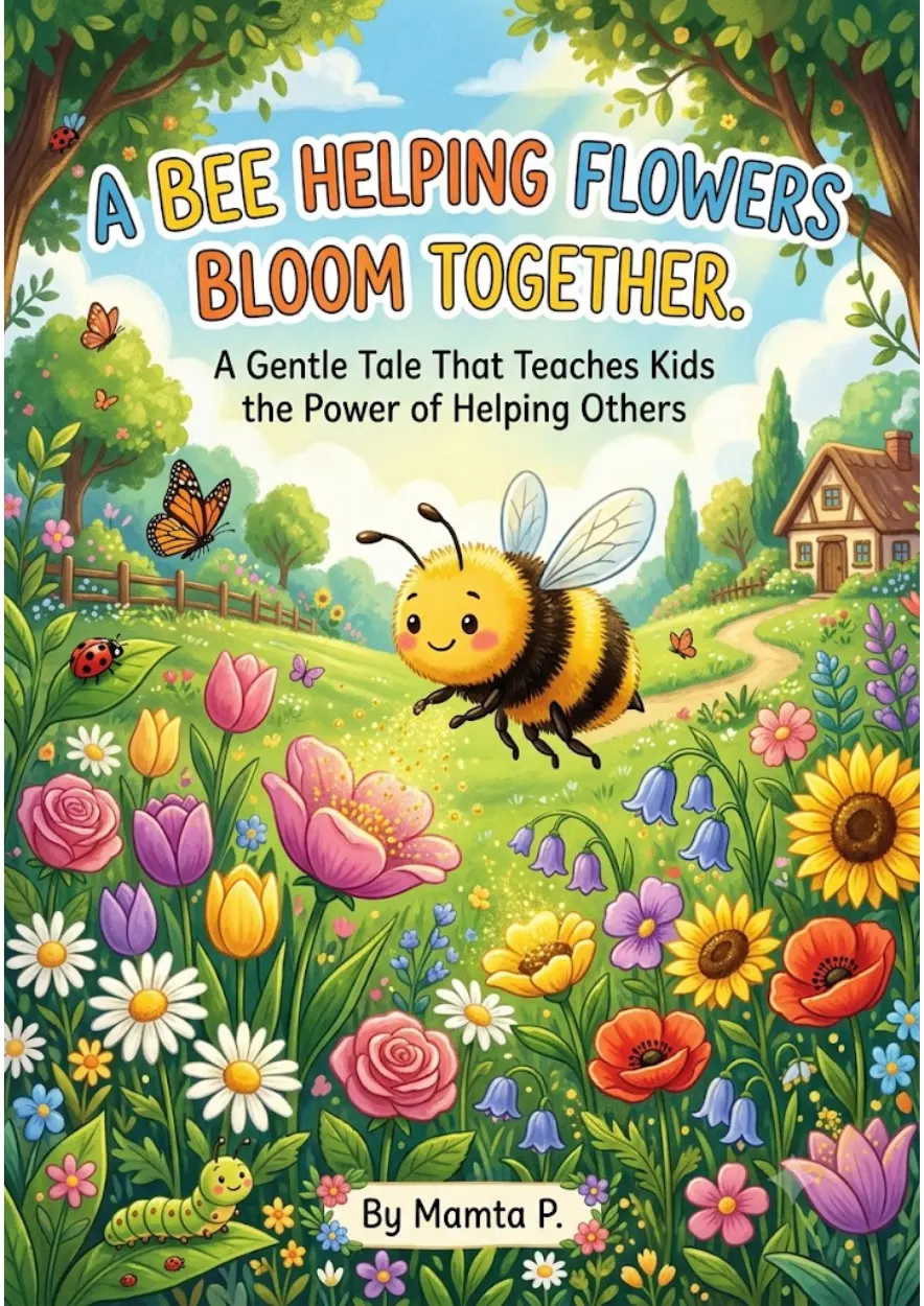Story with bumble bee drawing activities