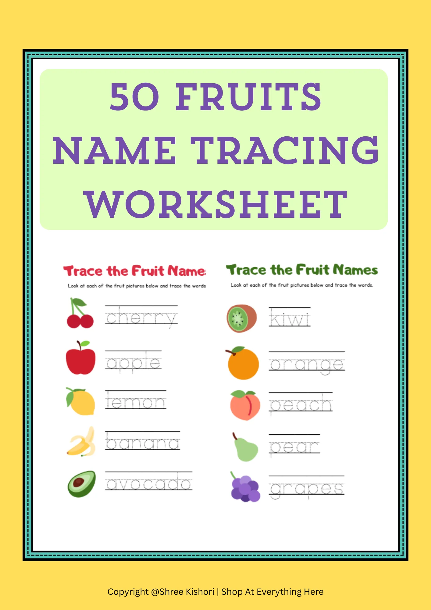 kindergarten worksheets