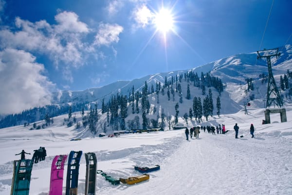 Gulmarg Skiing in Kashmir