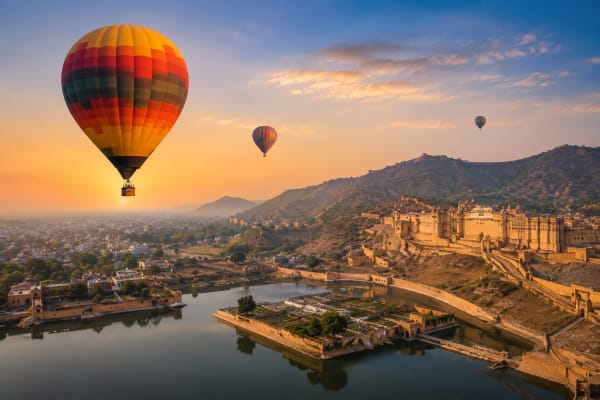 Hot Air Balloon in Rajasthan