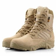 DELTA Tactical Training Leather Boots Outdoor Climbing Camping Hiking Waterproof Non-slip Shoes view 1