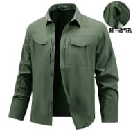 Long-Sleeved stretchable Shirt Lightweight Stretchy & All Day Comfortable view 3