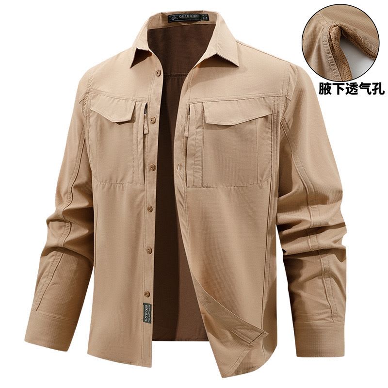 Long-Sleeved stretchable Shirt Lightweight Stretchy & All Day Comfortable