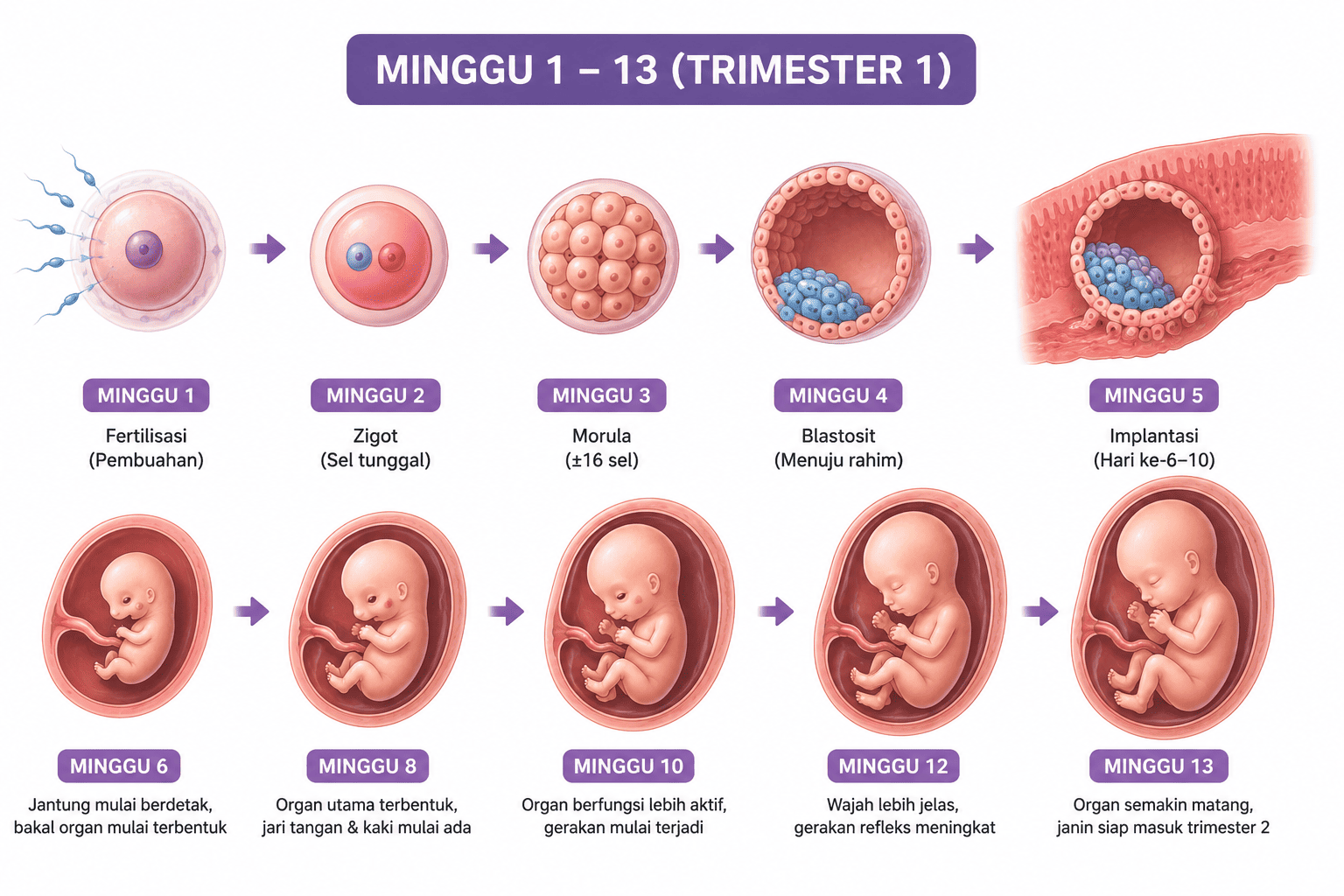 Fokus Utama Trimester 1