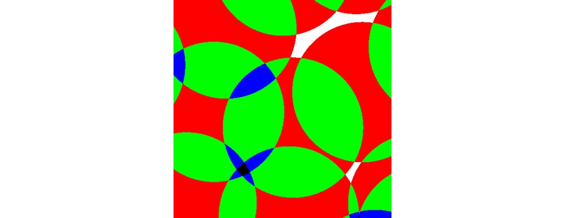 第1~4近傍距離の二値化と塗り分け