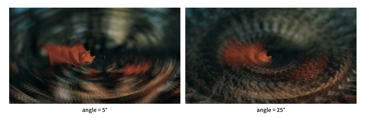 回転ブラーの結果