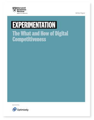 HBR Experimentation The what and how of digital competitiveness