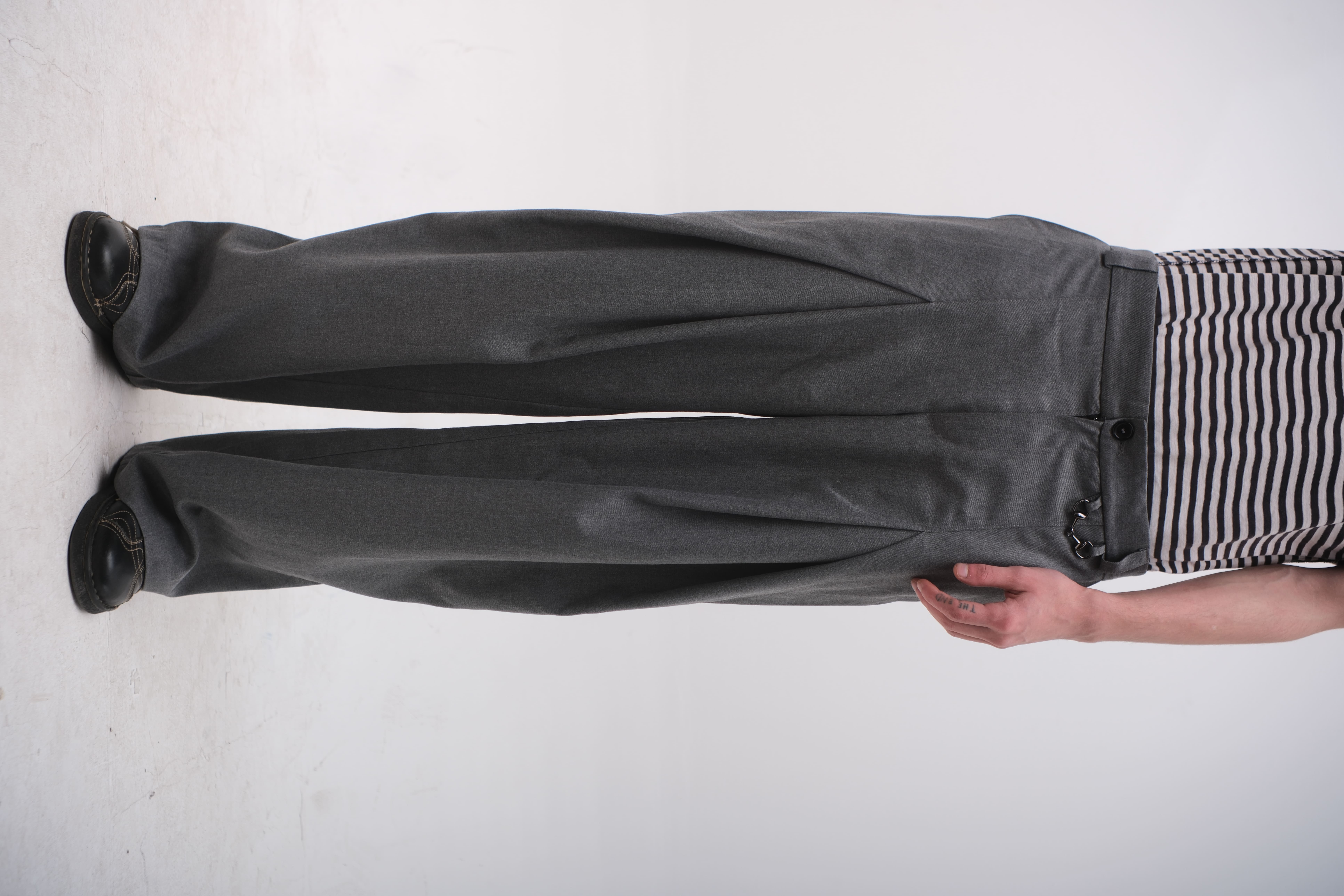 The "Blade" Deep-Tuck Trousers