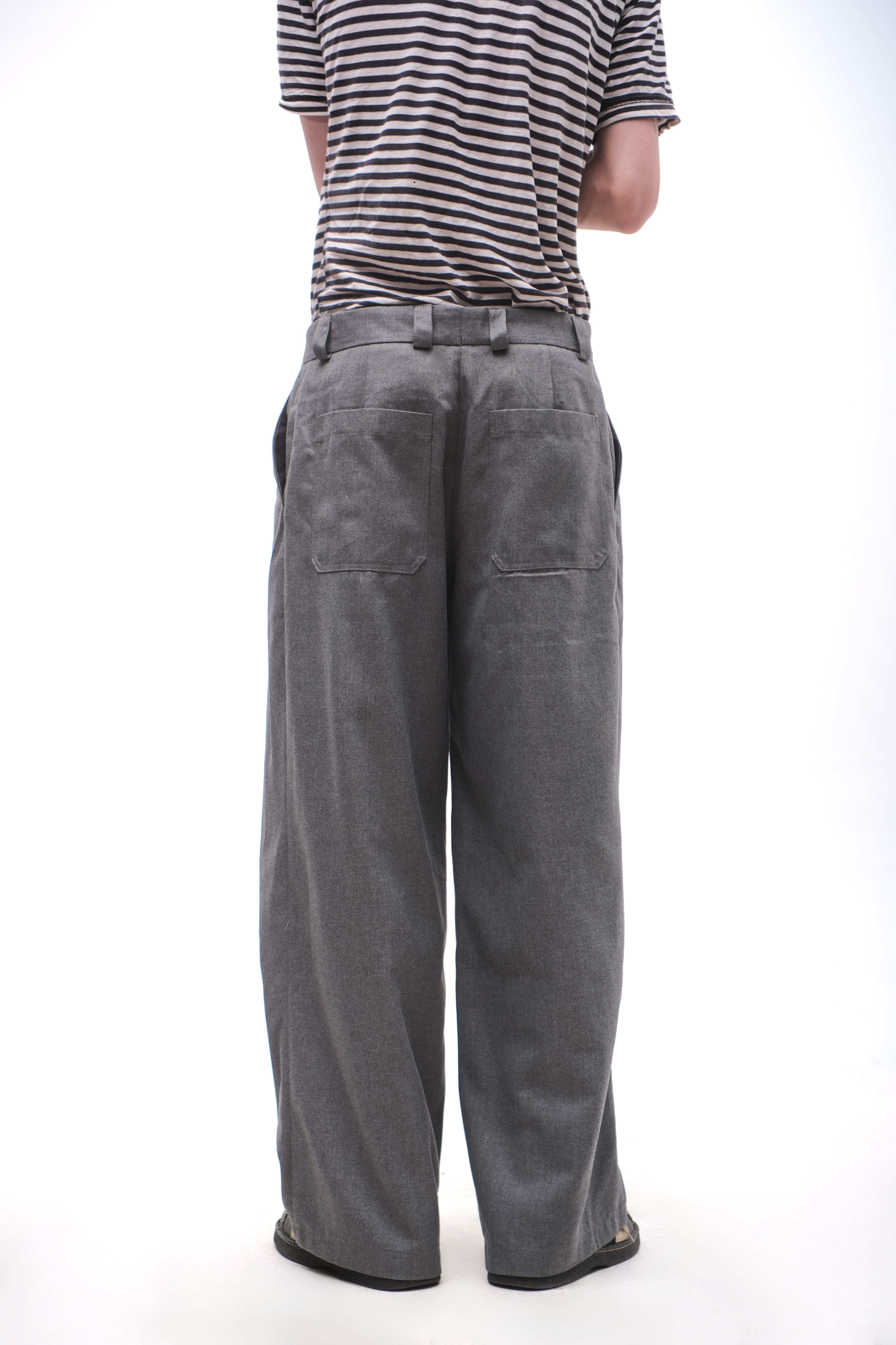 The "Blade" Deep-Tuck Trousers