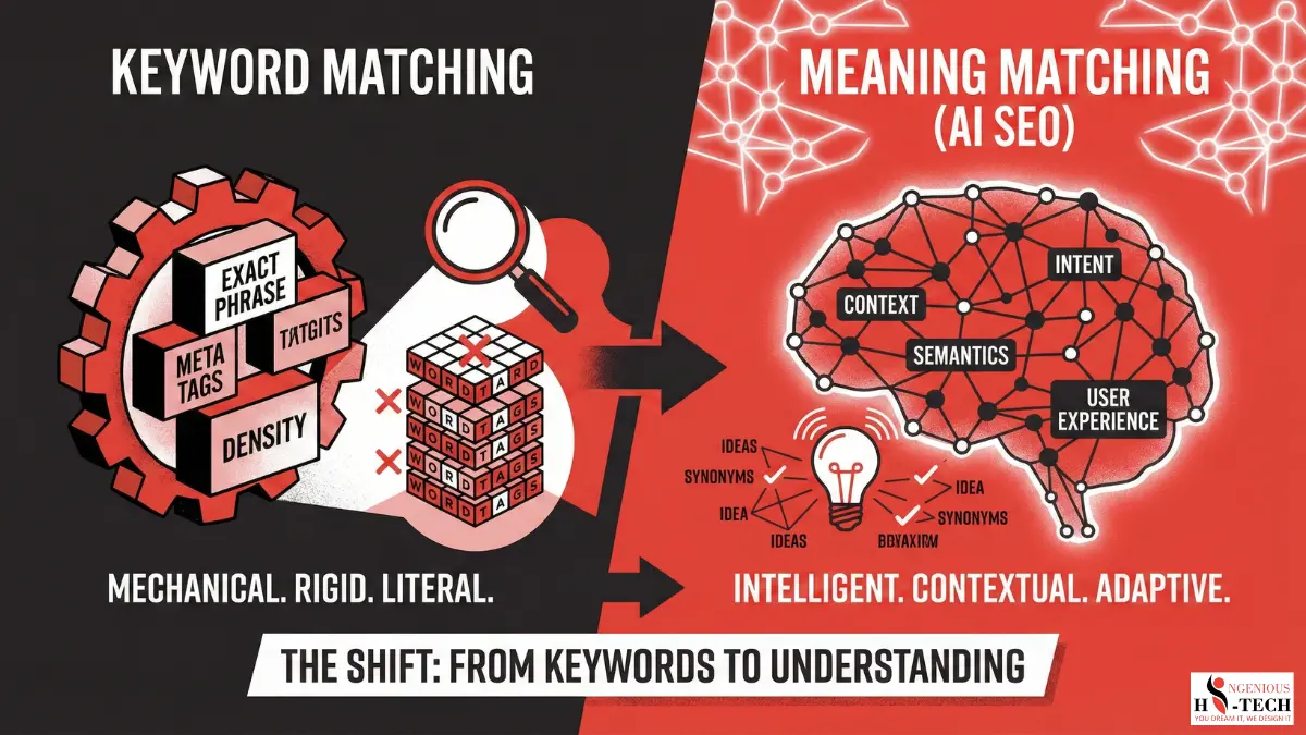 The Shift From Keyword Matching to Meaning Matching in AI SEO