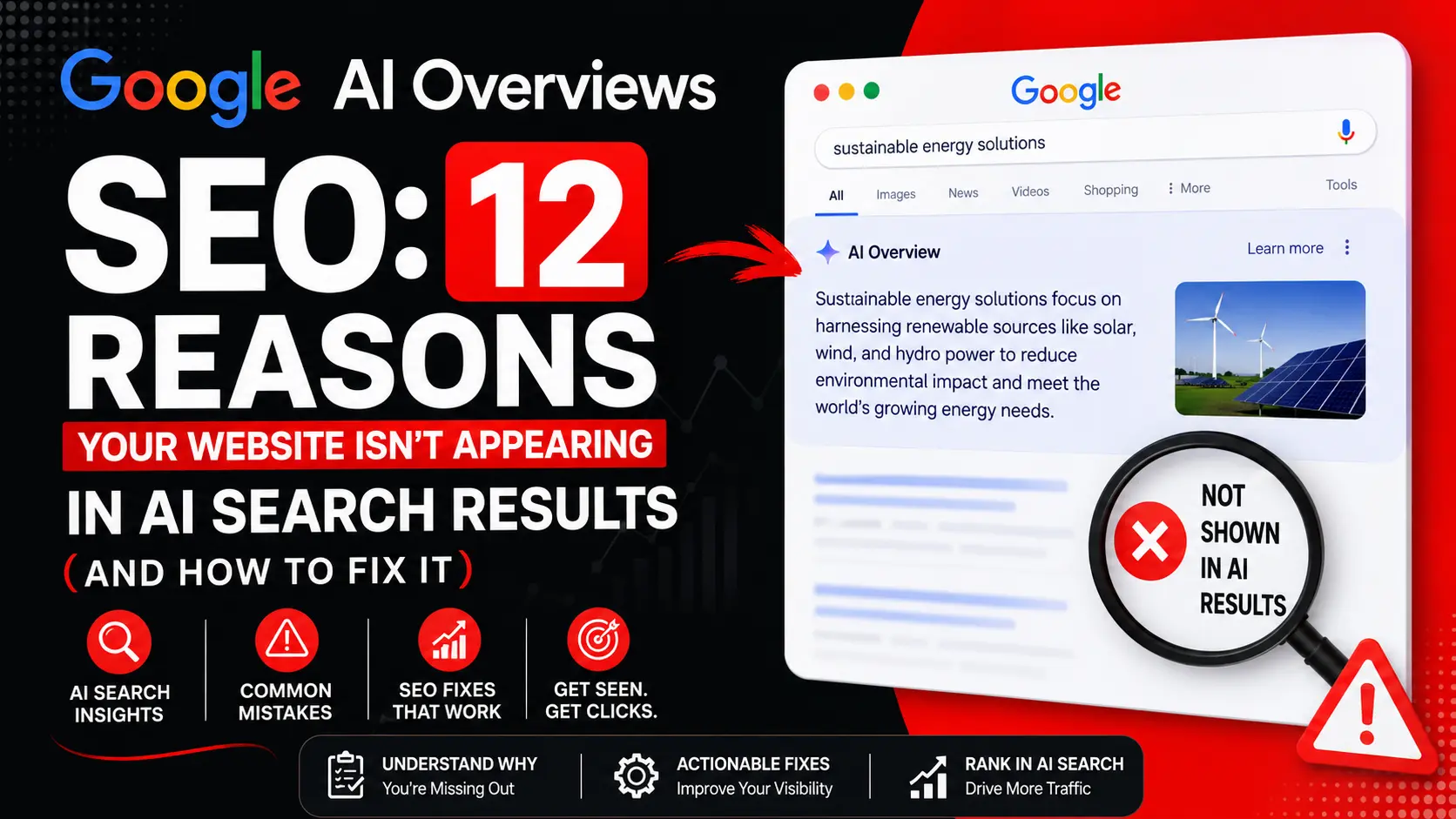 Google AI Overviews SEO: 12 Reasons Your Website Isn't Appearing in AI Search Results