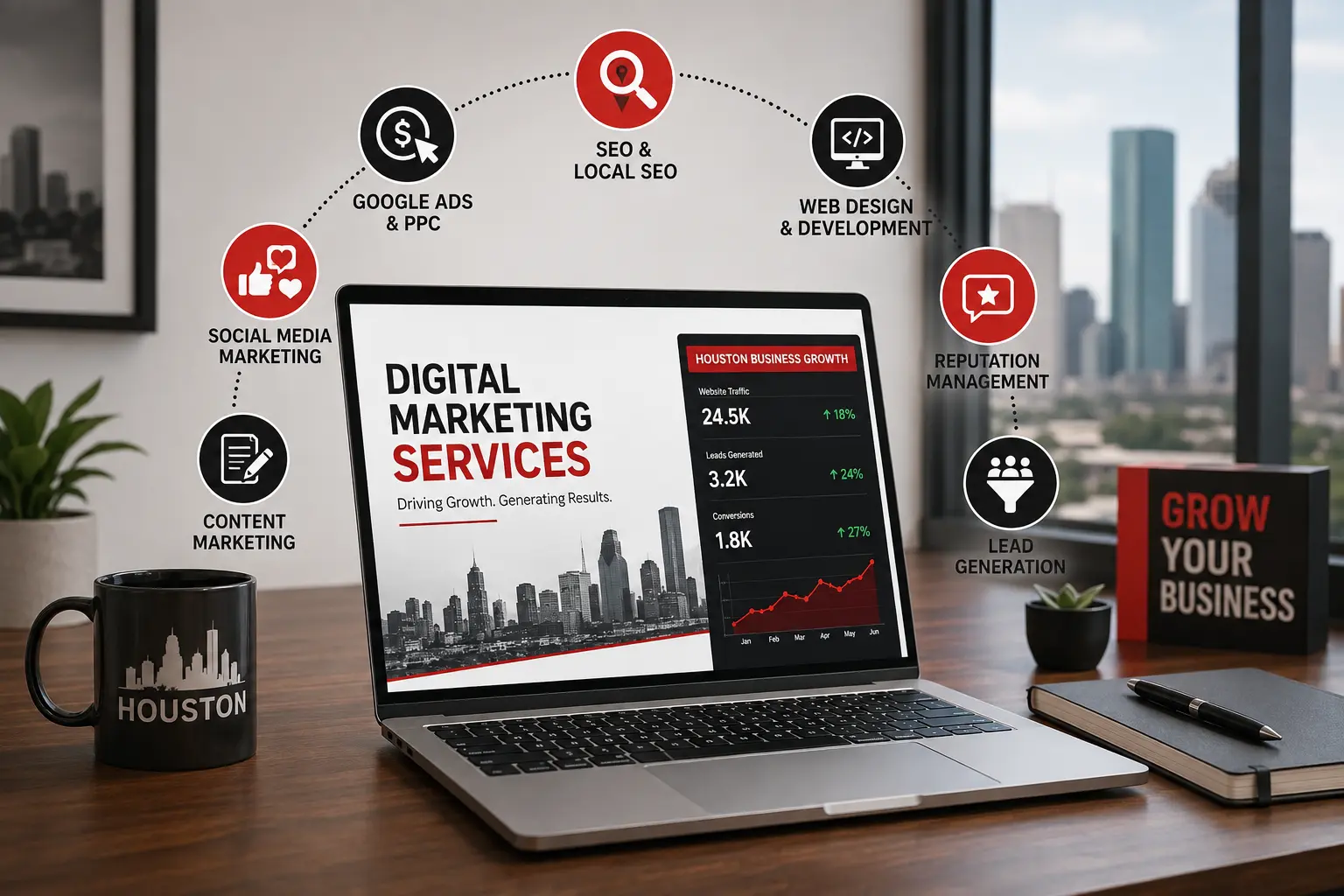 Which Digital Marketing Services Does a Houston Business Need?