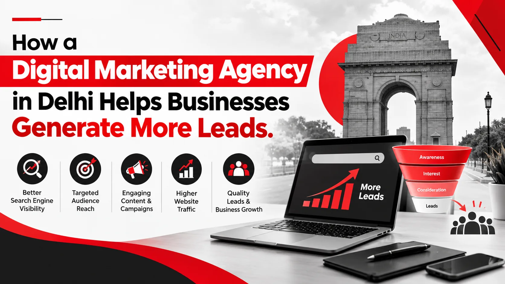 How a Digital Marketing Agency in Delhi Helps Businesses Generate More Leads