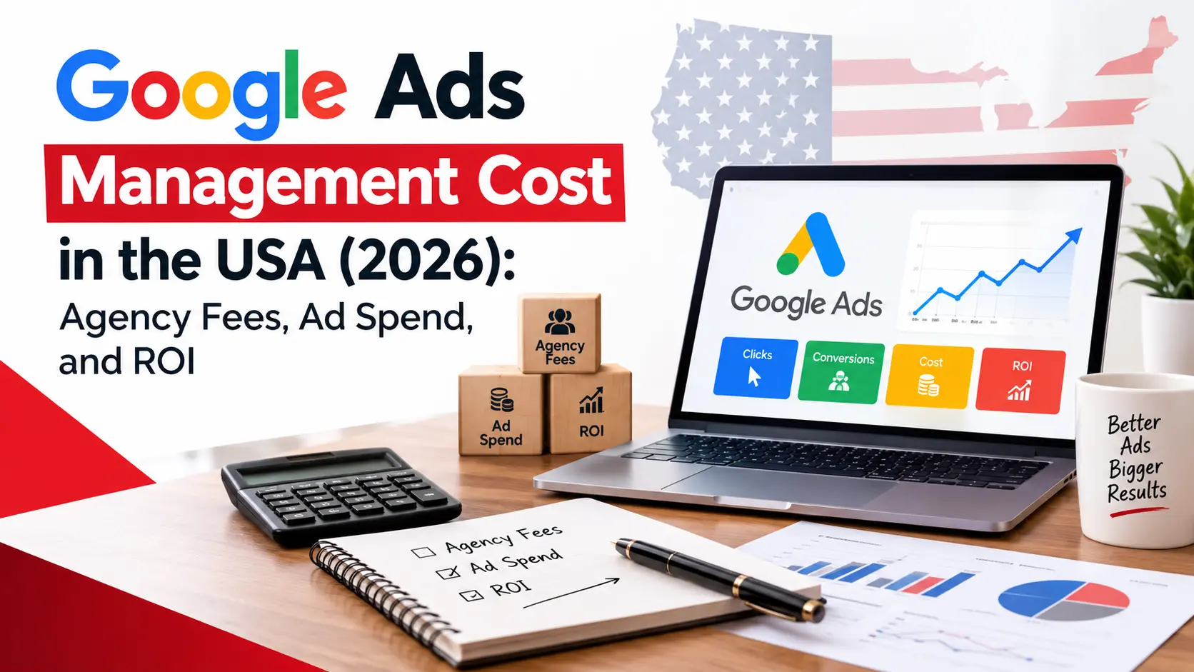 Google Ads Management Cost in the USA (2026): Agency Fees, Ad Spend, and ROI