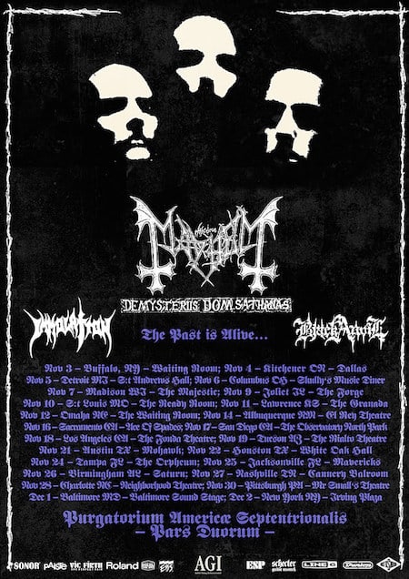 mayhem tour poster